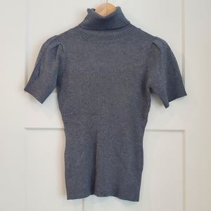 Suzy Shier Short Sleeve Turtleneck
